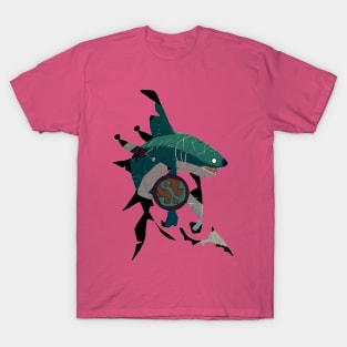 Vegetarian Shark Guard (no text) T-Shirt